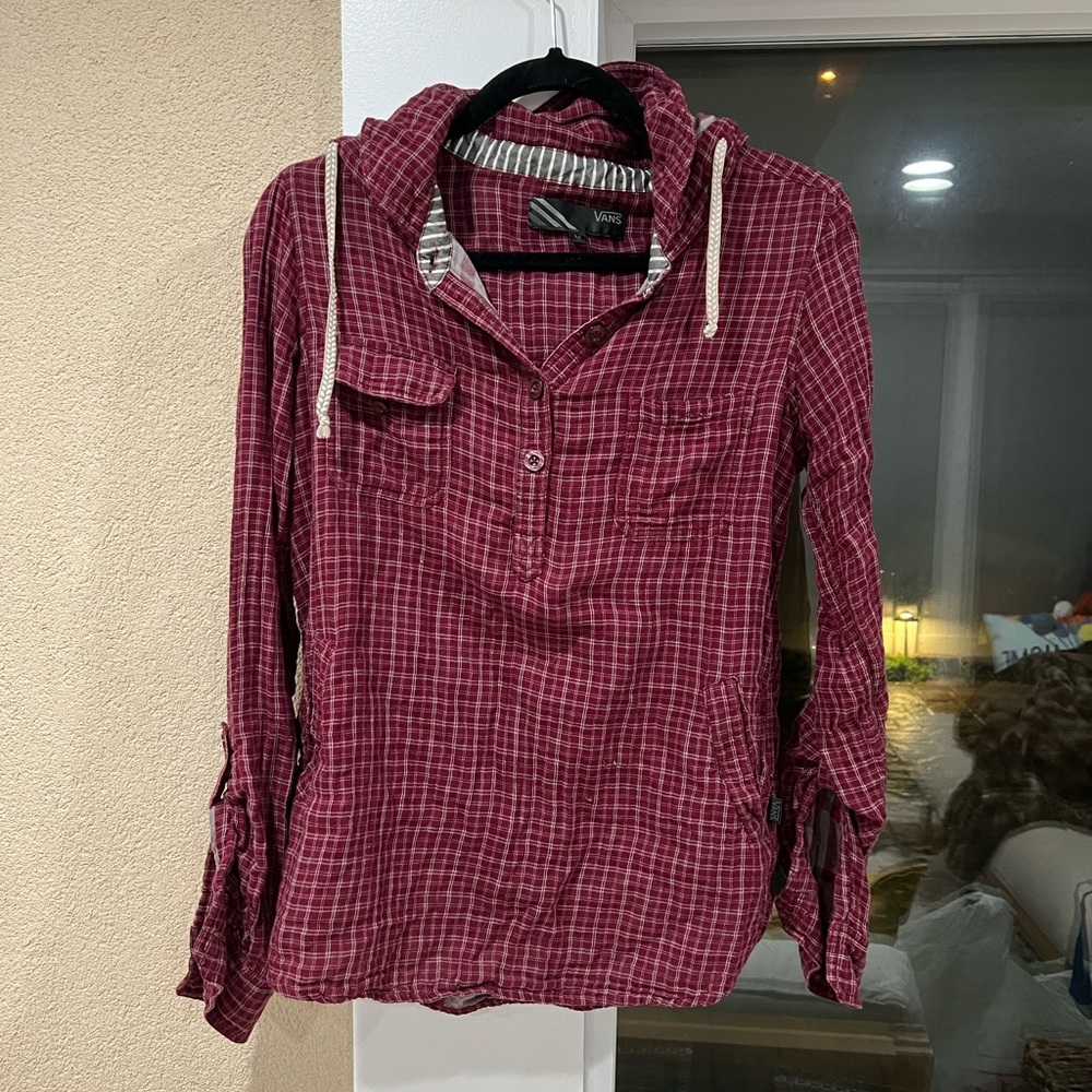 Vans plaid long sleeve shirt